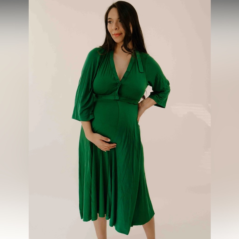 Lila Luxury Labor Wear Labor & Post Partum Maternity Robe / Gown / Dress